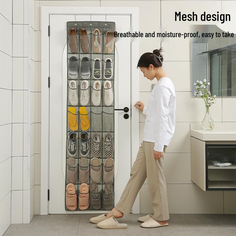 Over-the-Door Multi-Layer Shoe Hanging Organizer for Dorms