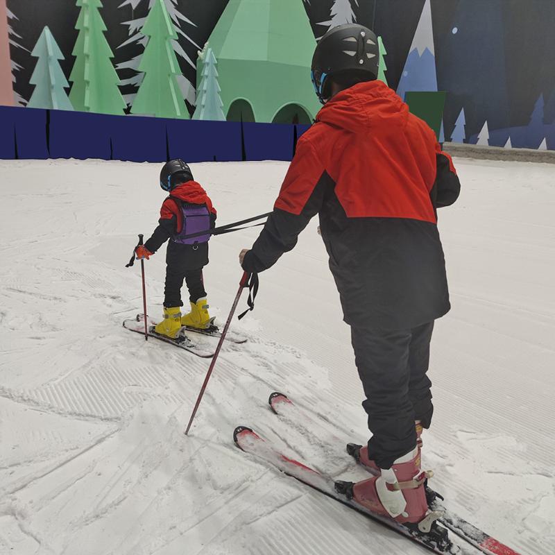 Ski Harness For Kids Child Snowboard Harness With Backpack Adjustable Snowboard Training Belt Children Speed Control Leash