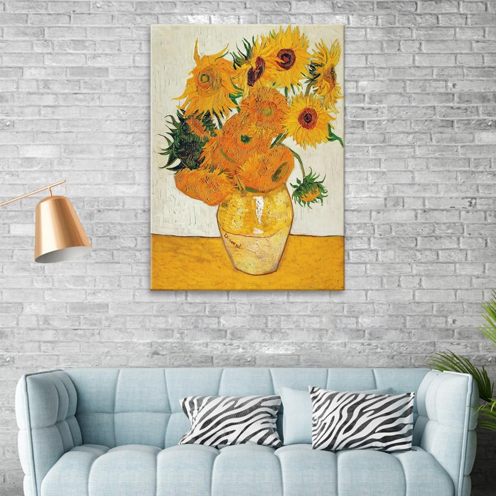 Ваза с двенадцатью подсолнухами, 1888 г. Живопись