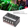 Support 4 in 1 Out CX400 4 Channel Passive Mixer Separate Volume Knobs Stereo Splitte  Stage