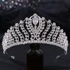 Bridal Jewelry European High-end Zircon Crown Bridal Wedding Dress Tiara Princess Birthday Rhinestone Crown