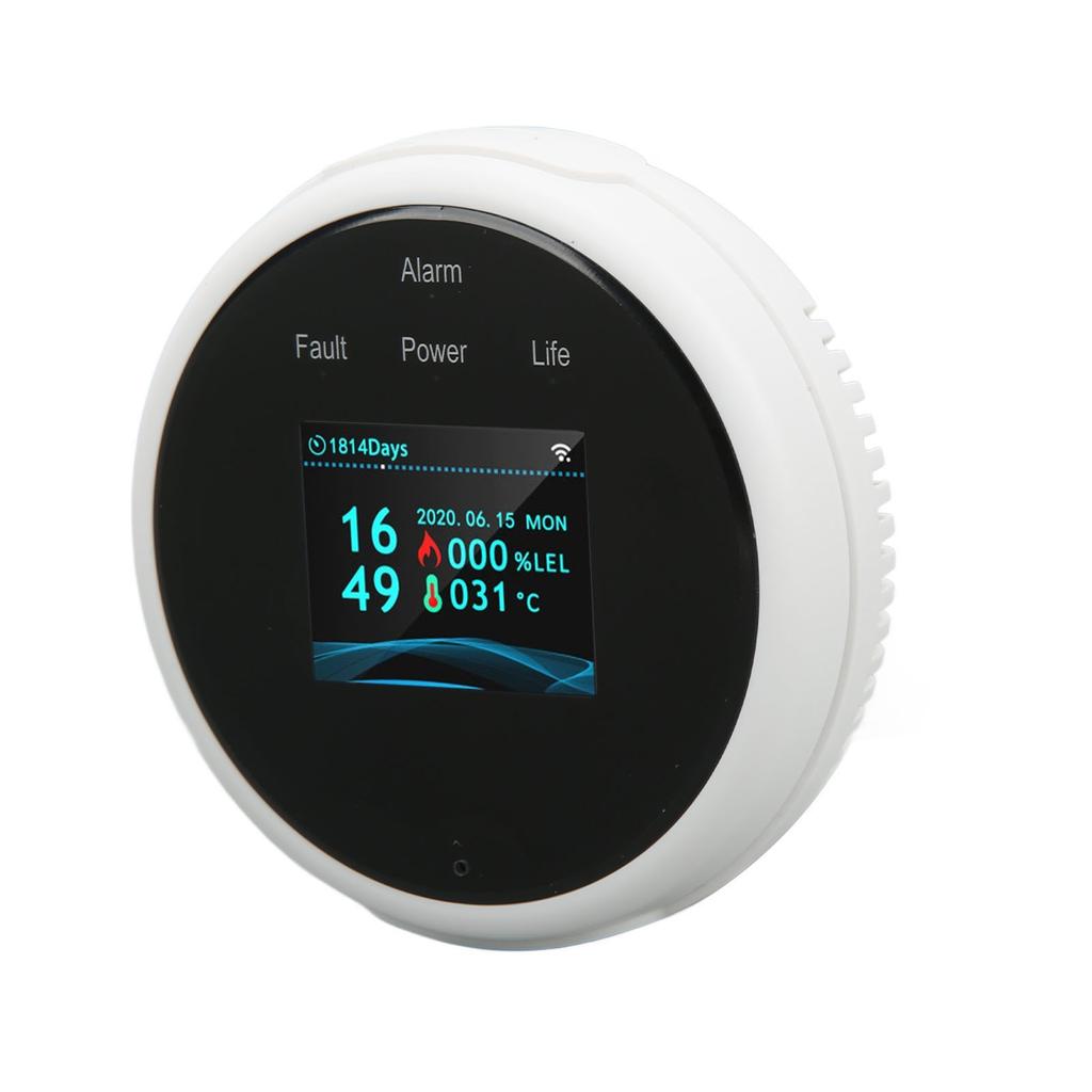 Smart Gas Leak Detector Highly Sensitive Combustible Gas Alarm WiFi Gas Leak Sensor for Home