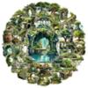 50Pcs/Set Fantasy Green Forest Series 02 PET Stickers Waterproof DIY Fashion Doodle Decals Stickers