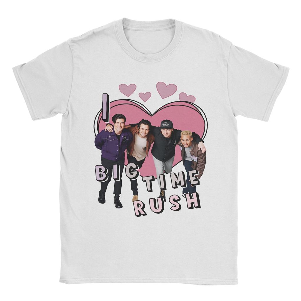 Big Time Rush 2025 Outfit Unisex T Shirts Pure Cotton Tee Graphic Printed  Tops Tshirt