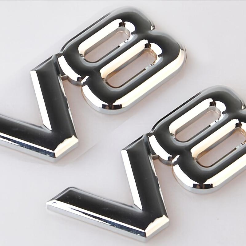 Металлическая наклейка-значок V8 на крыло Для V8 Racing Emblem Авто Для Автомобиля Мотоцикла Грузовика Внедорожника
