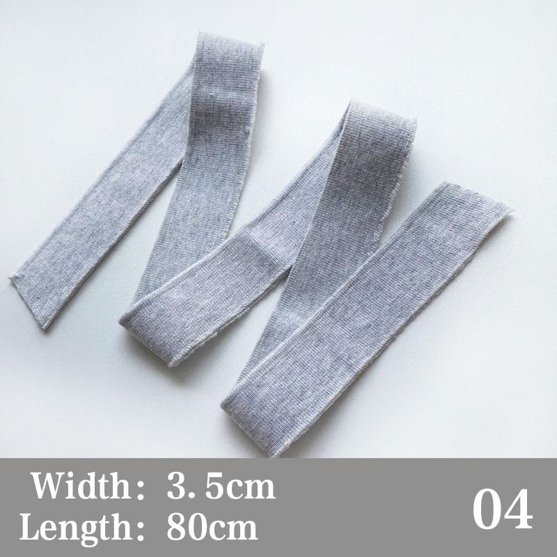 3,5*80 см для аксессуаров для одежды, эластичная хлопчатобумажная ткань, эластичный воротник-манжеты, отделка, трикотажная резинка