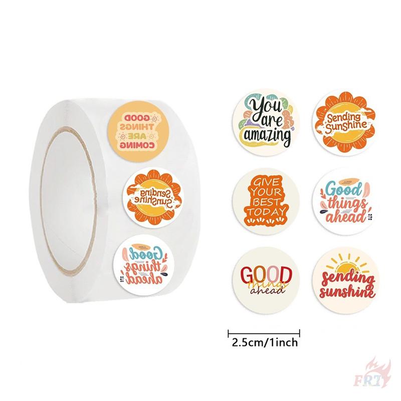 500 шт./рулон Sunshine Art Healing Words Kids Rewards Stickers - DIY Scrapbooks Декор Альбома Герметизация Этикетки Наклейки