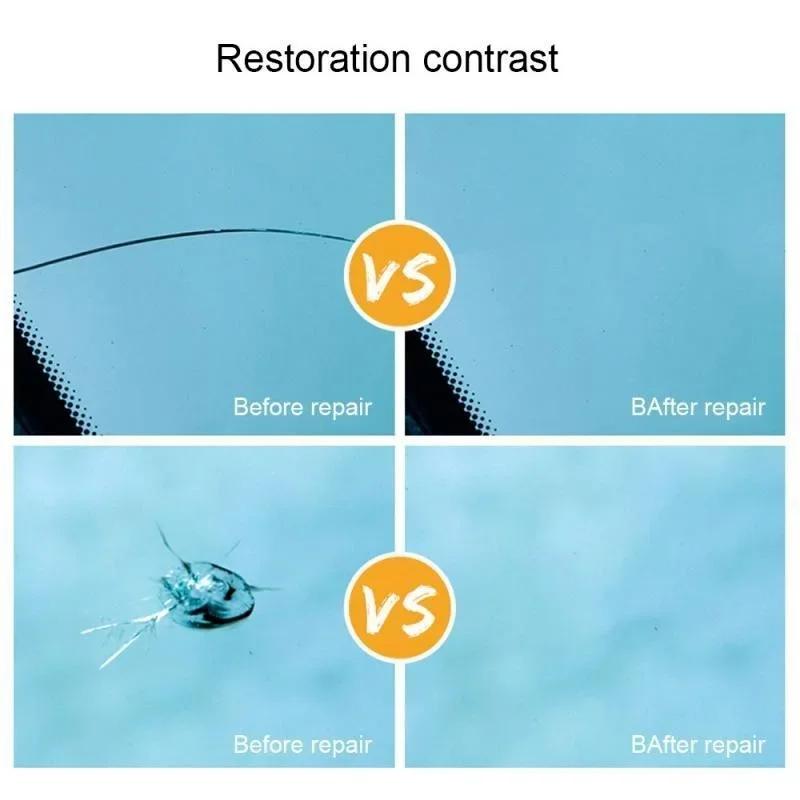 Набор средств для ремонта царапин на автомобильном стекле, средство для ремонта царапин на лобовом стекле, нано-средство для ремонта царапин, трещин, смола, инструменты для автомобильных аксессуаров