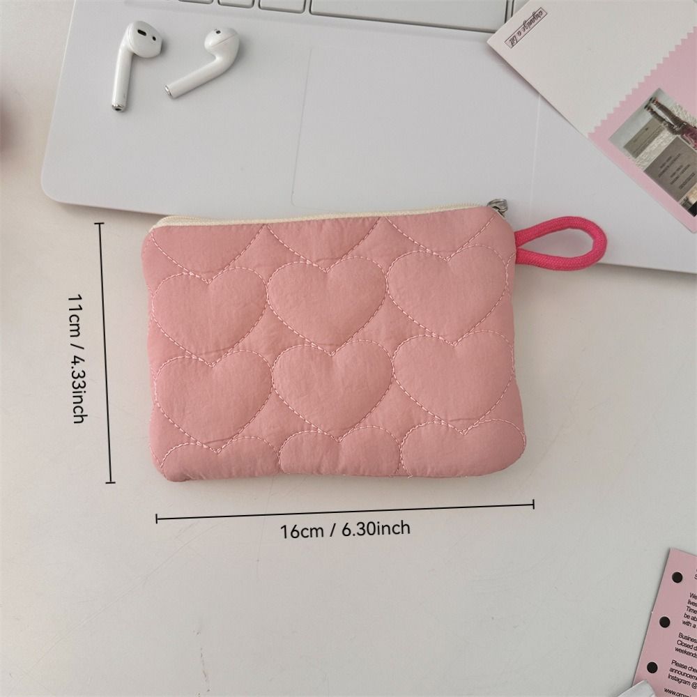 Candy Color Mini Clutch Bags Quilted Female Handbags Portable Storage Bag
