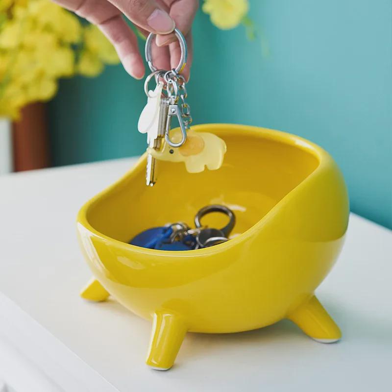 Shoe Cabinet with Key Storage, Decorative Tray, and Remote Holder for Living Room or Entrance - Free Shipping