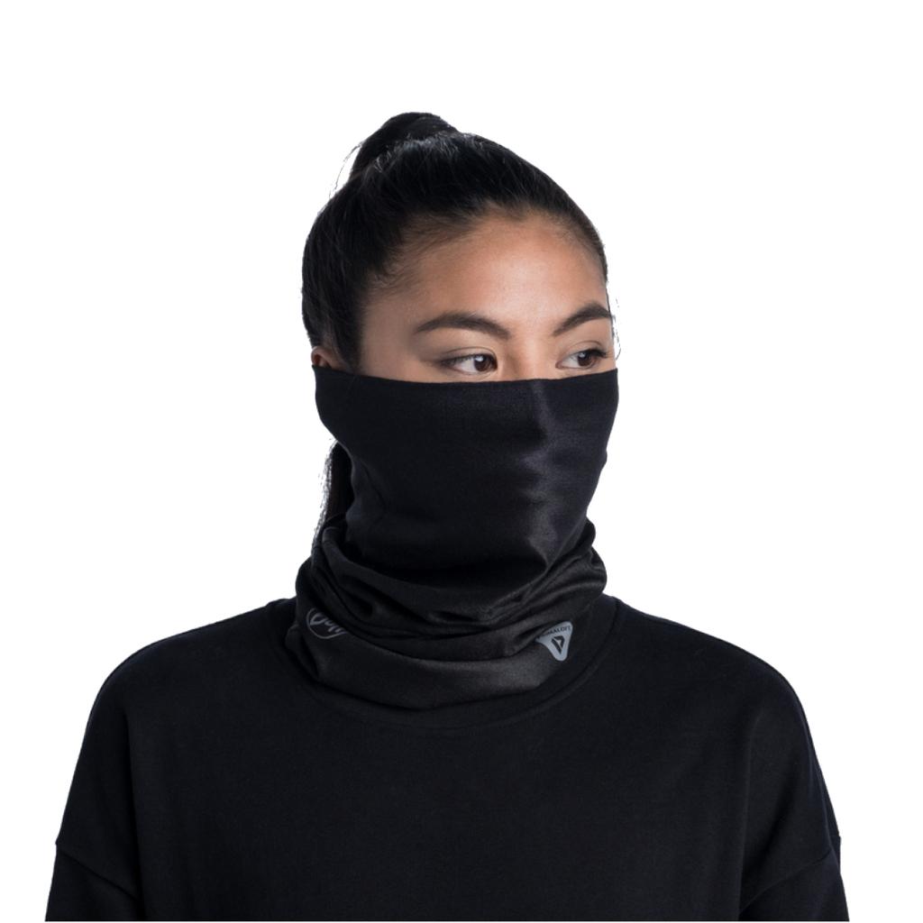 BUFF Thermonet Tube Scarf, Unisex Black Neck Warmer