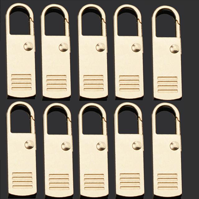 5/10 шт. универсальная застежка-молния мгновенного исправления, ремонтный комплект для замены молнии, слайдер для спасения зубов, новый дизайн для шитья своими руками