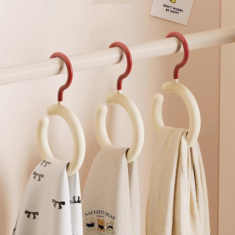 Дофаминовый крючок Многофункциональный вращающийся неперфорированный шарф шляпа сумка вешалка круглая шарф Выставочная витрина