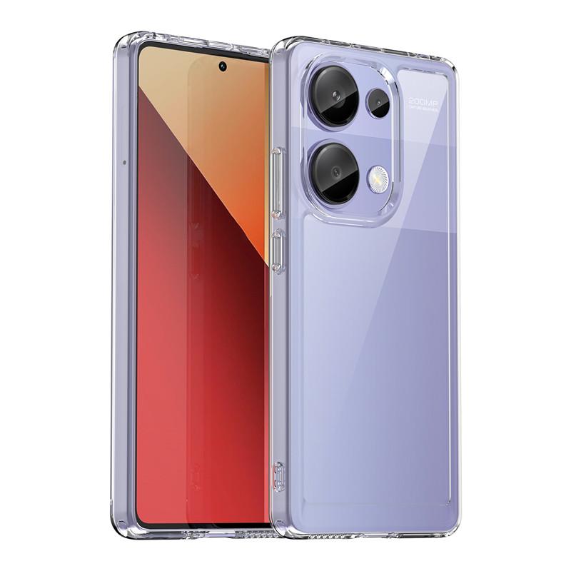 Чехол для Redmi Note 13 Pro 4G Чехол для Redmi Note 13 Pro 4G 6,67-дюймовый цветной мягкий силиконовый прозрачный противоударный бампер