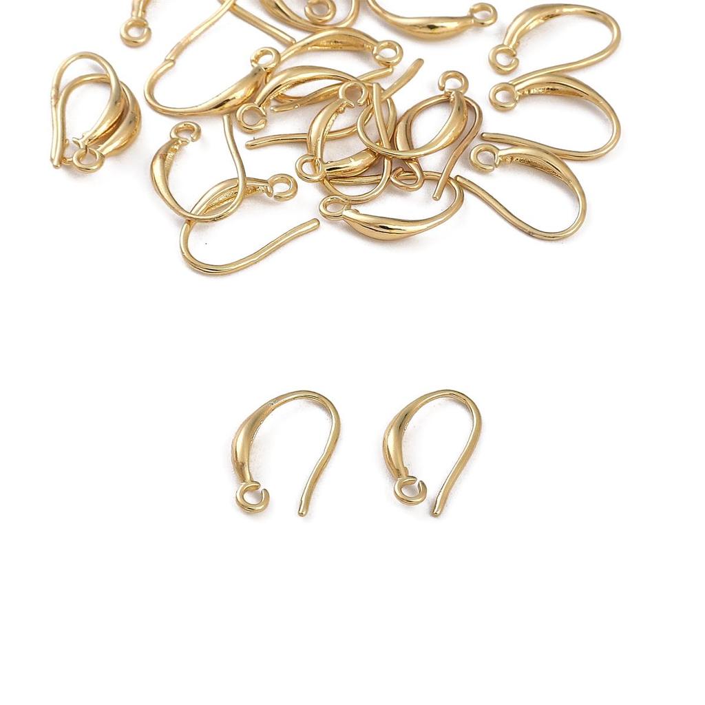 2 шт. медный крючок для ушей для изготовления ювелирных изделий своими руками, аксессуары для рукоделия