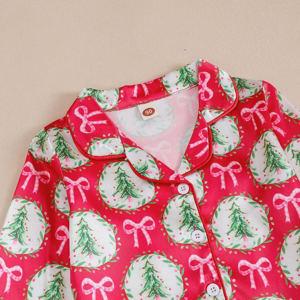 Trendy Girls' Plush Pajama Set - Autumn/Winter Long-Sleeved Top and Pants