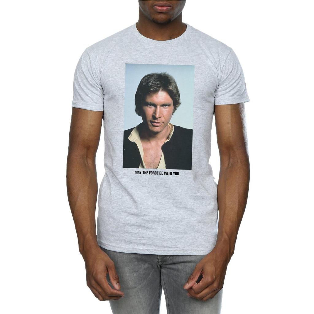 Star Wars Mens Han Solo May The Force T-Shirt