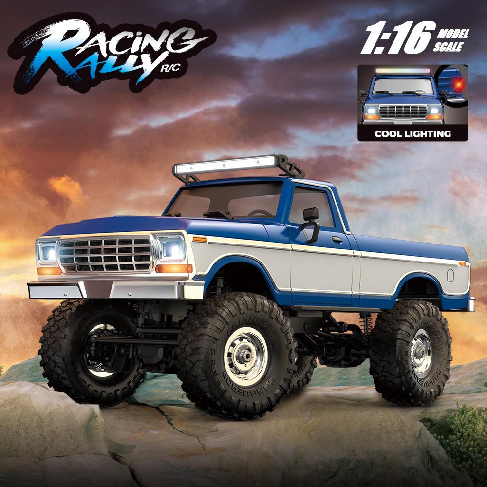 1:16 4WD Rc Car Full Scale 2.4G Off-Road Remote Control Cars With LED Monster Trucks Race Cars Model Toys For Kids Adult Gifts