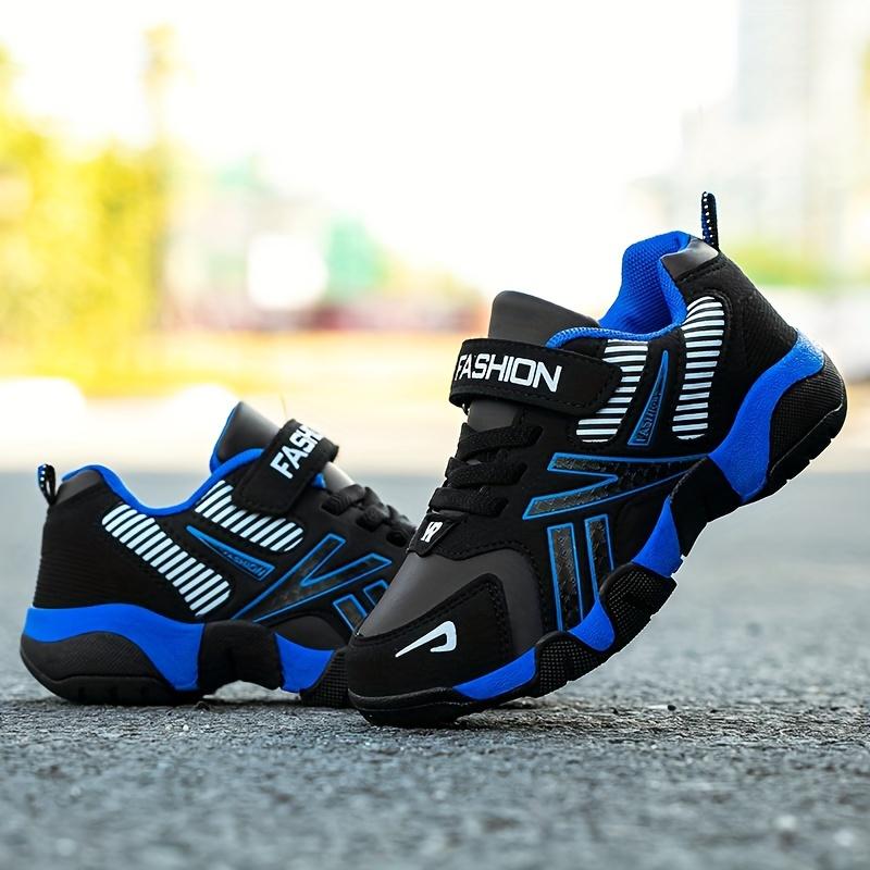 Повседневные удобные низкие кроссовки для мальчиков, легкая нескользящая спортивная обувь для прогулок и бега на открытом воздухе