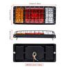 Aoling Truck Tail 12V Car Trailer Tail Waterproof LED Tail Lights for Universal and Square Set of 2 Lights, Lights, 4-Function Trailers, Boats, More,