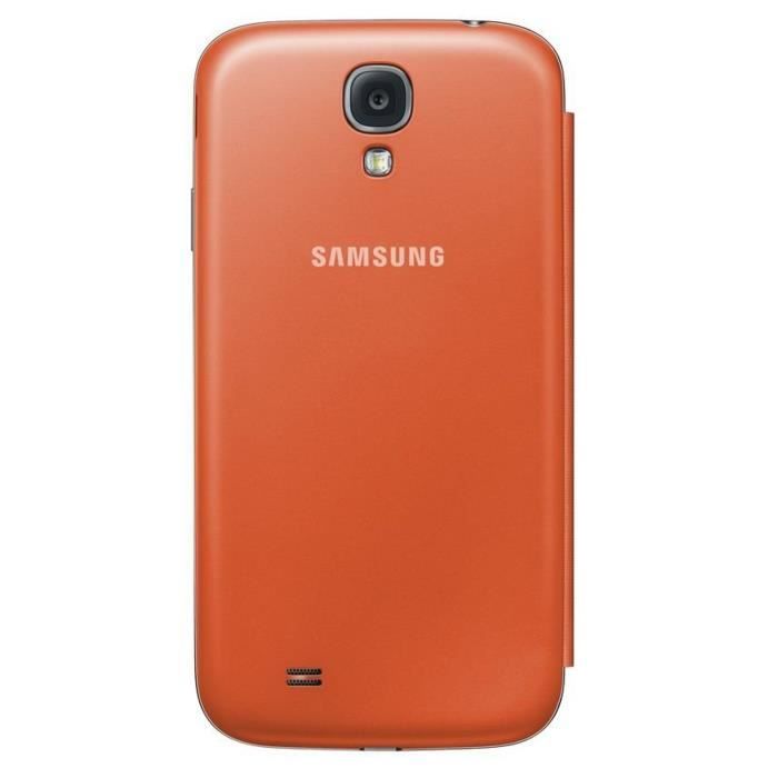 Samsung Etui Rabat Pour Samsung Galaxy S4 Orange
