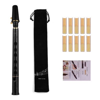 Мини-карманный саксофон HiXing C Key, саксофон из АБС-пластика с мундштуками, 10 шт., сумка для переноски тростей