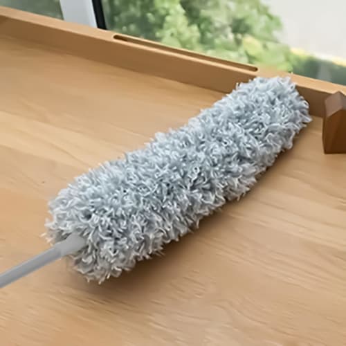 TRADE ONE Handy Mop, Dust Removal, Microfiber, 55cm Long, Great for Cleaning Gap, Living Room, TV Stand, Gray, 30783