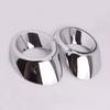2Pcs Chrome ABS Car Front Fog Light Lamp Cover Trim Frame Decorate Fit For Mitsubishi Outlander 2013-2015 Car Styling