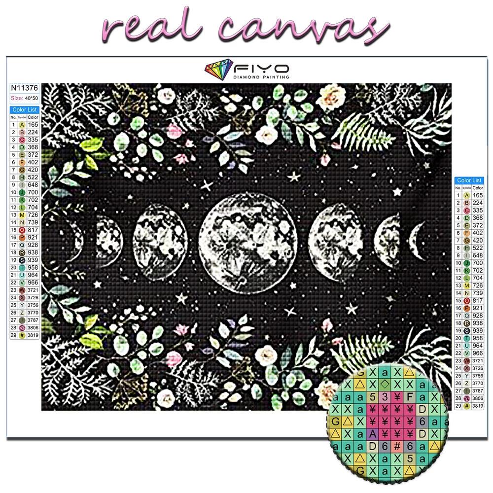 Cross Stitch Kit DIY Diamond Embroidery Moon Phase Diamond Painting Home Decor