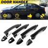 4x Черные наружные дверные ручки для Kia Spectra 2005-2009 годов выпуска, сторона водителя и пассажира