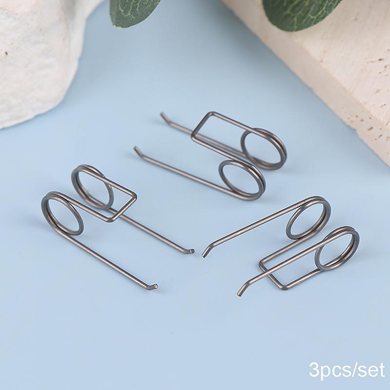 3Pcs Double Torsion Spring For Trash Can Stainless Steel 1.0Mm Wire Diameter 11Mm Outside D Strong Torsional Spring