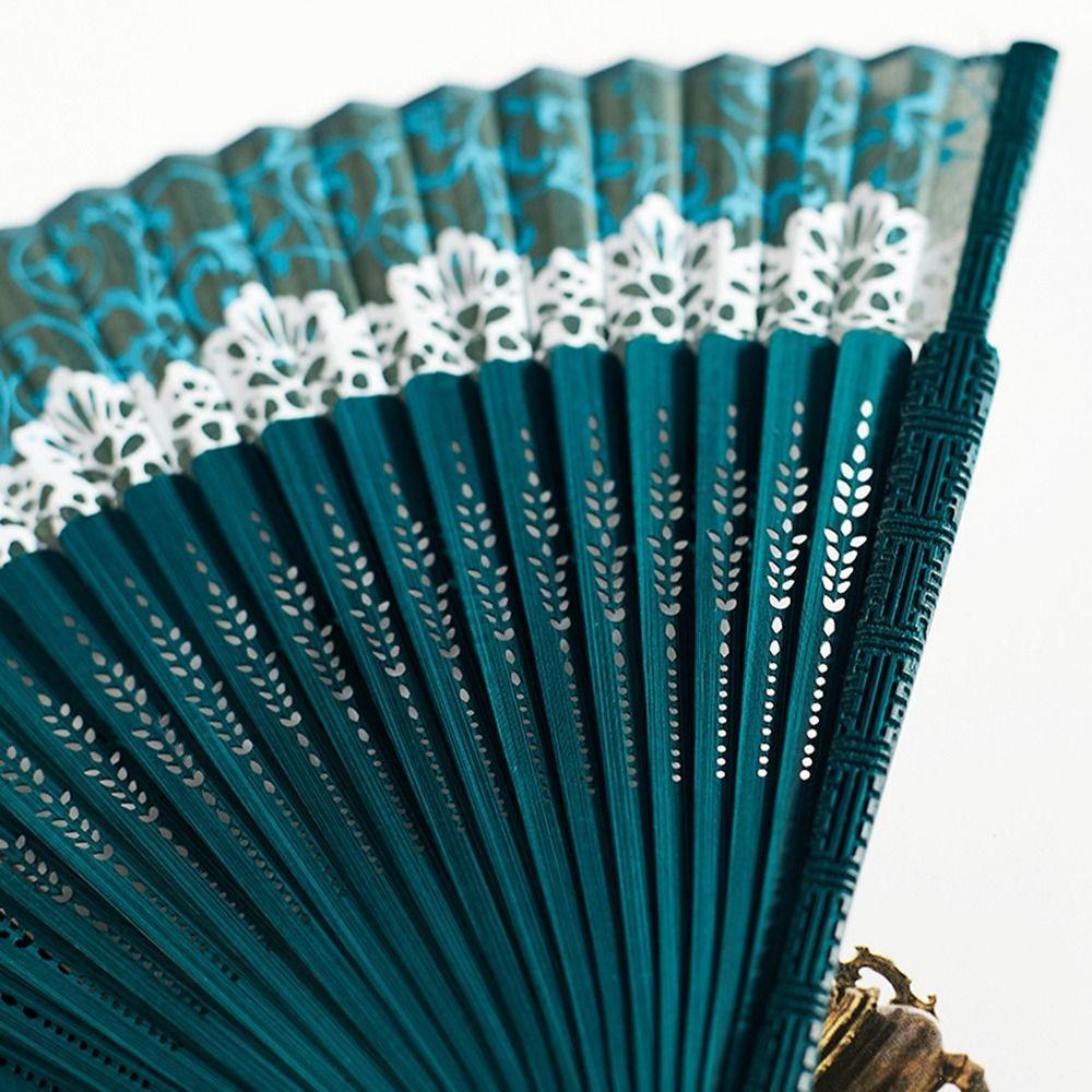 Change Color Dance Fan With Tassel Folding Fan Small Summer