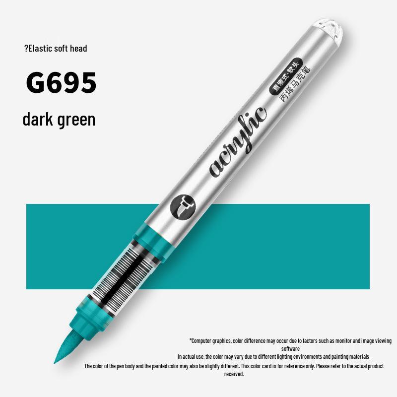 60-Color Soft Tip Acrylic Markers, Opaque & Layerable for Art Students, Watercolor Pens