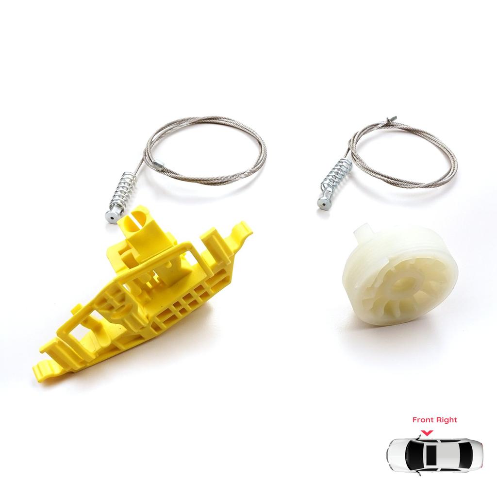EWR885 Window Regulator Repair Kit Front Right Door for Fiat Doblo MK2 263 2010-2020 Opel Combo D 51810879