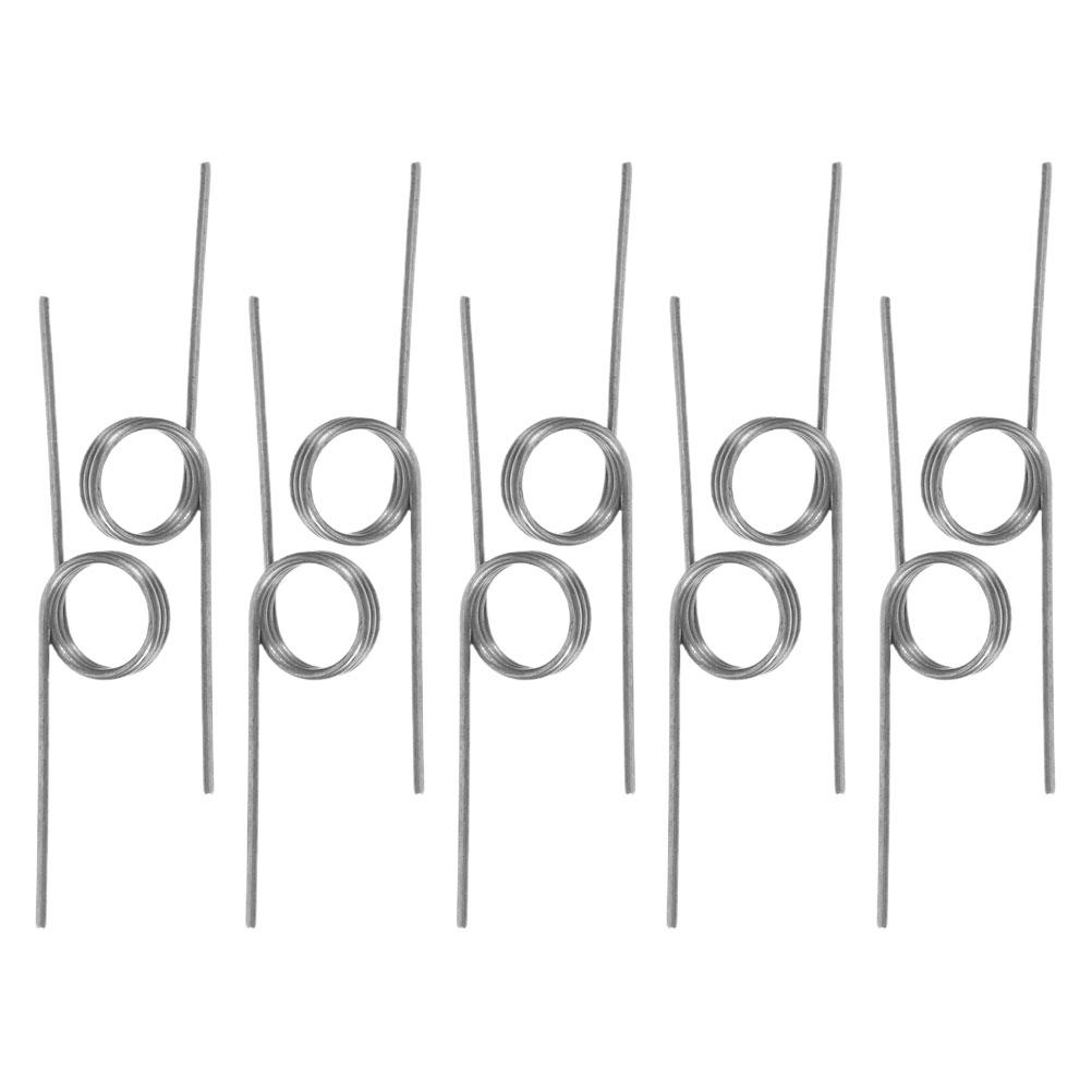 10 Pcs Spring Accessories Torsional Spring Replacement Parts Storage Bucket Trash Can Metal Wire Kitchen Cabinet Lid Universal