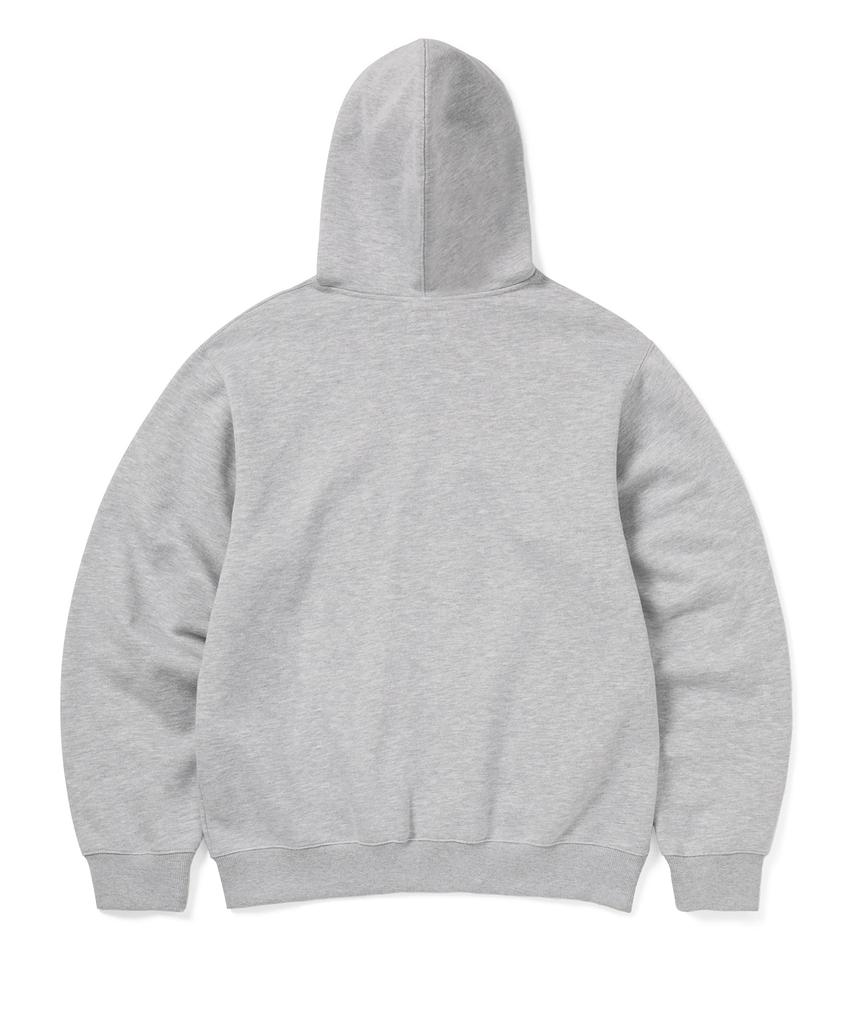 Thisisneverthat Толстовка на молнии с логотипом Ol, цвет Heather Gray