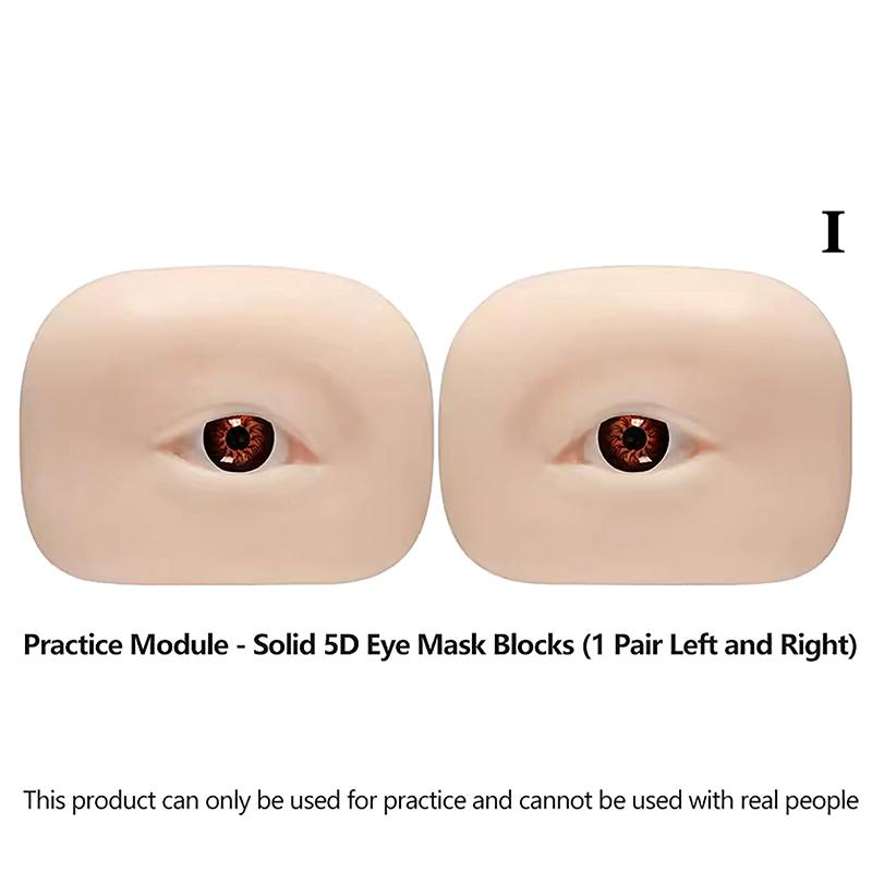 Твердый силиконовый микроблейдинг 5D тату бровей практика кожи новичка бионический брови ресницы макияж глаз косметический инструмент