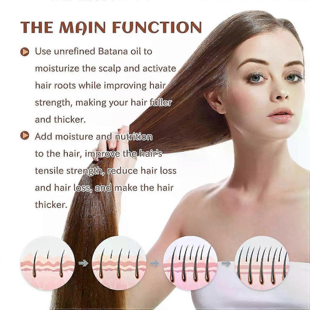 Natural 100% Pure Batana Oil For Hair Growth Batana Oil Butter Hair Mask From Honduras Hair Loss Treatment For Black Men Womenjs