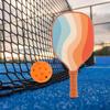 Wood Pickle Ball Racket Colorful Squash Racquet Pickleball Paddles  Family Friends Children
