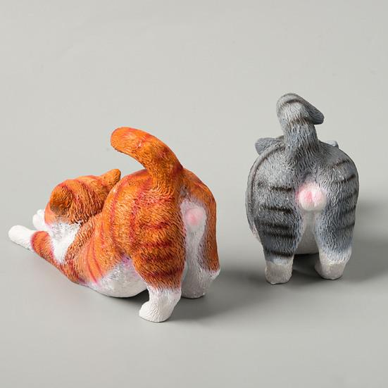 Мини-фигурки кошек Милые статуэтки кошек из смолы Маленькие скульптуры котят для помещений