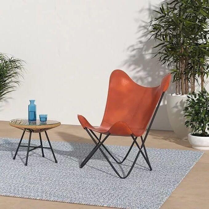 Кожаное кресло-бабочка кожаное кресло-акцент гостиная кресло Relax