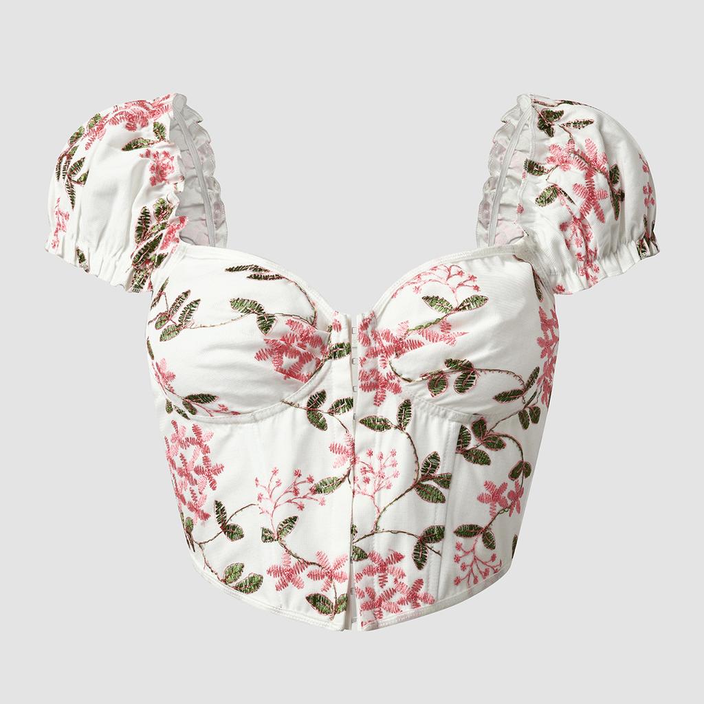 Повседневная кружевная футболка с V-образным вырезом, базовая сетка, укороченный топ с короткими рукавами, женская футболка с цветочной вышивкой, майка с открытой спиной, тонкий женский укороченный топ, модная футболка