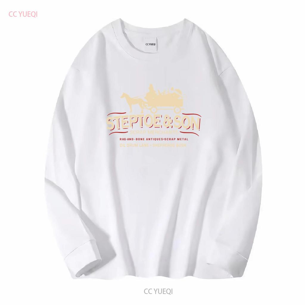 Футболка в стиле Steptoe and Son Ретро 60-х 70-х Фильм ТВ Комедия Фан с длинным или коротким рукавом винтажная Стирка Удобная Повседневная мода