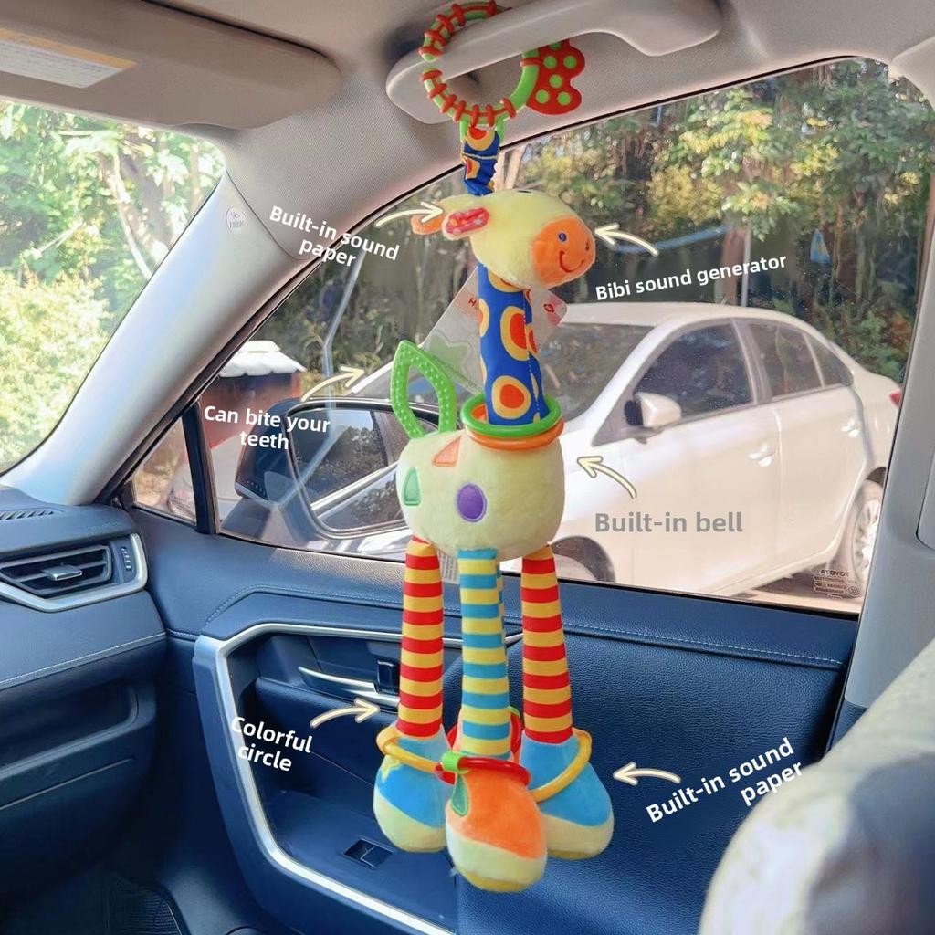 Baby Toy Stroller Pendant Giraffe Bed Bell Soothes 0 To 1 Year Old 3 To 6 Months Newborn Baby Rattle Color