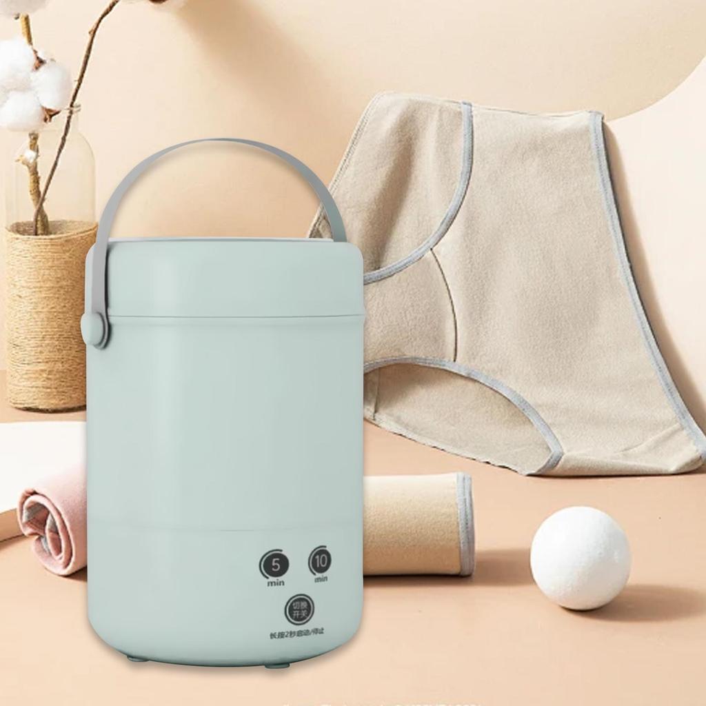 Портативная ведерная стиральная машина для стирки, идеально подходит для одежды и нижнего белья в небольших помещениях