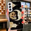 Funny Sun Moon Face Cover Phone Case For Samsung Galaxy S26 S25 Edge S24 Ultra S23 S22 Plus S21 S20 FE Soft Fundas Shell Galaxy