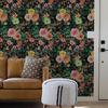 Матовые настенные наклейки ПВХ Цветочный узор Обои ТВ Фон Самоклеящиеся обои Мебель