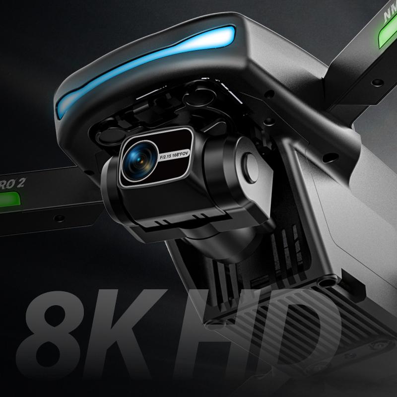 N800 PRO2 GPS Drone Professional 8K 3-Axis PTZ HD Dual Camera Obstacle Avoidance Brushless Motor 5G WIFI FPV RC Quadcopter Toys