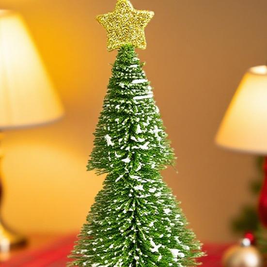 Мини Рождественская Елка Украшение Маленькое Настольное Украшение Многоразовое Праздничное Необходимое Праздничная Вечеринка