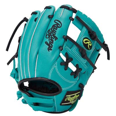 Rawlings Бейсбольная перчатка HYPER TECH R9 SERIES для юниоров и броска SS (GJ5FR9BFSS) Детский, Универсальный, Бирюзовый, Дюйм, Для правой руки
